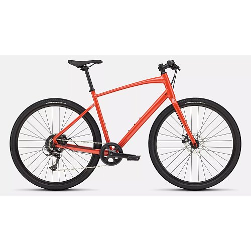 Městské kolo Specialized Sirrus X 1.0 Gloss Deep Orange / Redwood Reflective extremsport.cz