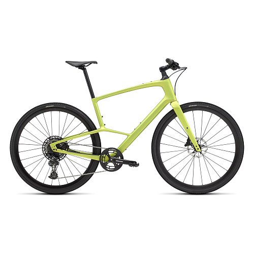 Městské kolo Specialized Sirrus X 5.0 Satin Silver Dust / Team Yellow Tint / Ion extremsport.cz