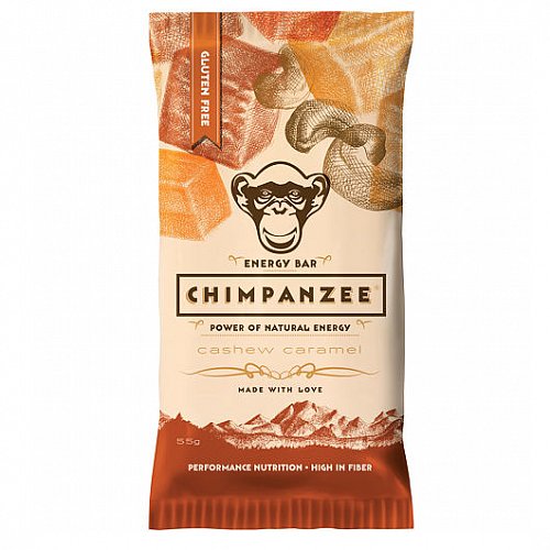 CHIMPANZEE ENERGY BAR CASHEW CARAMEL 55G