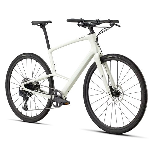 Městské kolo Specialized Sirrus X 6.0 Gloss Dune White / Obsidian Fade Refletive extremsport.cz